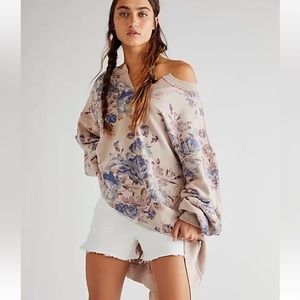 We The Free Cabbage Rose sweatshirt